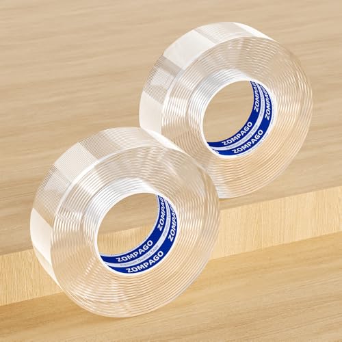 Image of ZOMPAGO Clear Soft Corner Protectors for Furniture Strip,0.8in x9.84FT,2 Roll,Sharp Edge & Table Bumper,Window Edge,Wall Protector, Soft Corner Guards Safe for Proof,Table Corner Protectors in Family