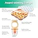 Plodon Baby Fruit Feeder& Teether with Freezer Tray Combo, BPA-Free Silicone Food Feeder for 4+ Months, Breastmilk Popsicle Molds for Teething Relief, Dishwasher Safe Baby Food Freezer Tray with Lid