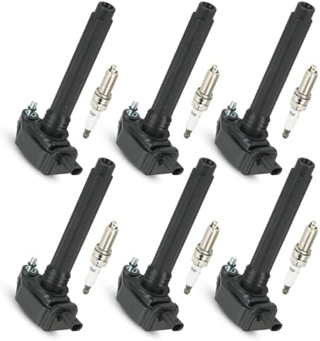 6 Ignition Coil & Platinum Spark Plug For Chrysler Dodge Jeep Ram - Foto 5