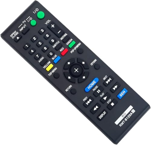 VINABTY RMT-B120P fjärrkontroll ersätter för Sony Blu-ray BD-spelare BDPS185 BDPS186 BDP-S185 BDP-S186 RMT-B120P RMTB120P RMT B120P