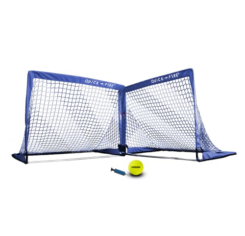 But de foot pop up en paire avec ballon et pompe pour entraînement