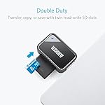 Anker USB 3.0 SD Card Reader, 2-in-1 for SDXC, SDHC, MMC, RS-MMC, Micro SDXC, Micro SD, Micro SDHC, UHS-I Cards - CardReader, Micro SD Card Reader - Image 2