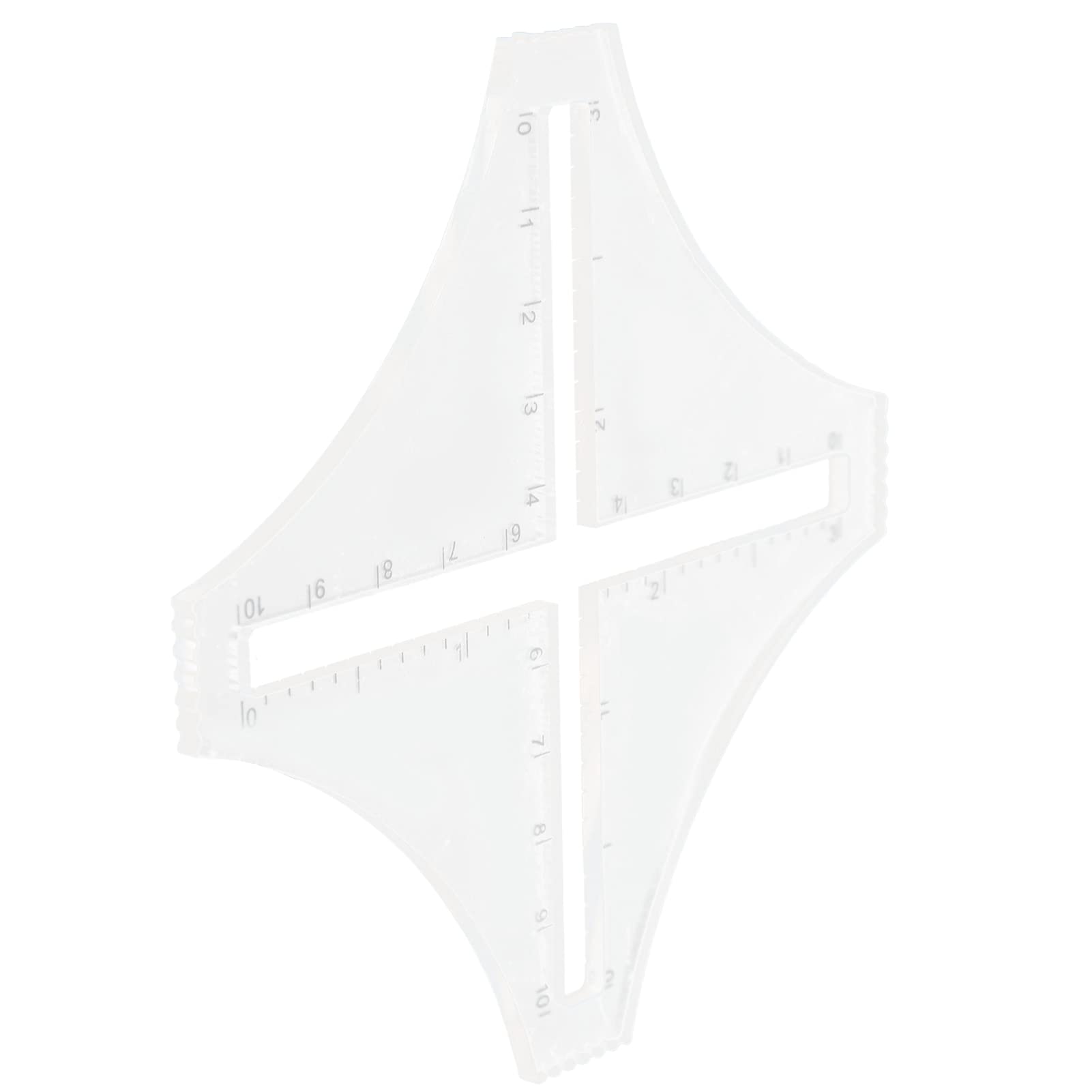 Righello per trapuntatura Fai da Te in plastica Trasparente, Set di Modelli a Quattro Angoli per Artigianato, Cucito Professionale, Regalo