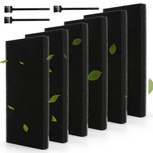 TGHongKy 6X Filtro Asciugatrice per Gorenje D9866E SP-13 SP13 Spugna Filtro Asciugatrice per Gorenje D9866E SP-13 SP13 Filtro in Spugna Asciugatrici con 3 Spazzola