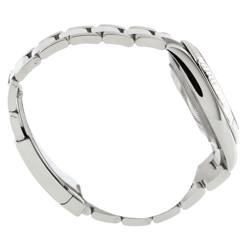 Pre-Loved Oyster Perpetual Datejust Wimbledon Automatic Watch Stainless Steel and White Gold 414