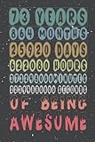 73 years of being awesome: 73th birthday journal / diary / notebook gift, 110 blank pages, 6x9 inches, matte finish cover.