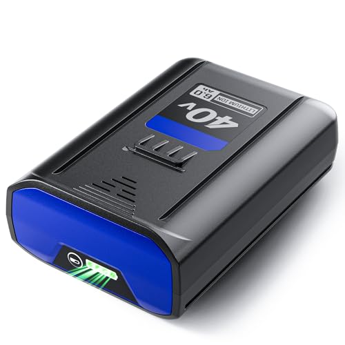 6.0Ah Replacement for Kobalt 40V Battery KB440-06 KB440-03 KB540-06 KB640-03 MAX Lithium Battery, Compatible with 40 Volt Kobalt Cordless Power Tools & Charger