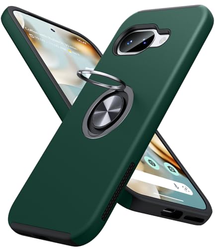 JAME for Google Pixel 9A Case with Ring Stand Shockproof Slim Phone Case