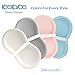 Keekaroo Peanut Changer Baby Vanilla – The Original - Easy-to-Clean Changing pad and The only Shell Over Foam, Fully Water Repellant, Wipeable Diaper pad, Wipe-Clean Changing pad