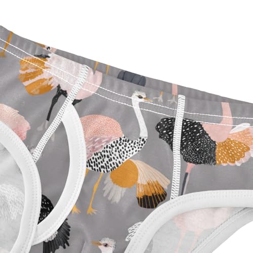 Wusikd Cartoon Geese Boys' Underwear Cotton Boys Briefs Soft Toddler Underwear 2T4