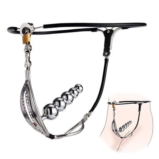 Keuschheitsgürtel für Damen Female Chastity Strap Belt for Women Keuchheitsgüŕtel für Frauen Keuschheitsgürtel für Herren mit Plug Metall Damen Extrem Vaginal Plug Bondage Hosen Sexspielzeug für Frau