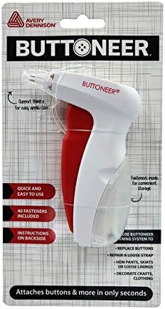 Avery Fasteners BUTTONEER RED/White