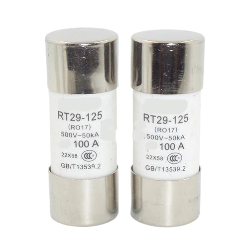 Fusible RO17 RT29-125 100A avec corps en céramique haute résistance pour armoire électrique