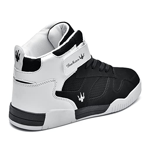 Image of Men's High Top Breathable Leather Street Sneakers