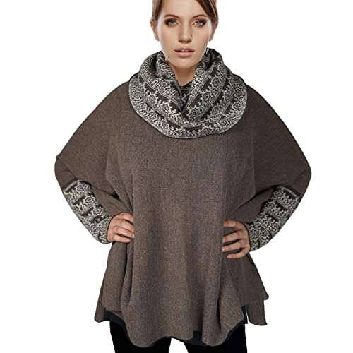 Miyori Indi- Alpaca Capes For Women Christmas Sweater Hooded Pullover Plus Size Sweaters Wool Cape Cardigan Hoodie Alpca Andean Baby Ruana Long Neck Peruvian Lama Llama Peru Womens Design Womans #TOP2
