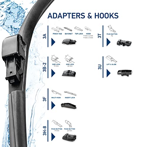 Image of HELLA 358054181 CLEANTECH Wiper Blade, 18 inch, Single, 1 Pack