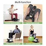 Under Desk Elliptical Machine, Electric Seated Leg Exerciser for Seniors, Adjustable Speed & Low-Impact Design, Quiet Portable Trainer with Remote Control for Home Office - Image 4