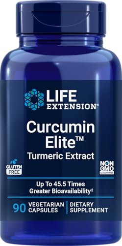 Life Extension Curcumin Elite Turmeric Extract 90 Veg Capsules