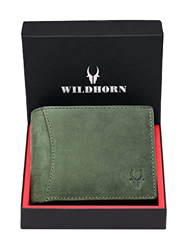 WildHorn RFID Protected Leather Wallet for Men
