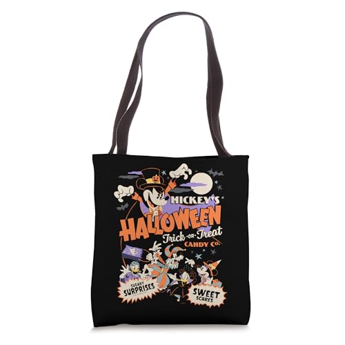 disney mickeys halloween trick or treat candy co tote bag