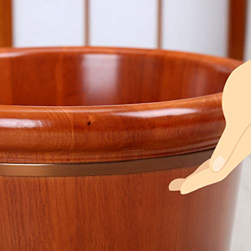 Spa de pies de madera con barriles de roble para pedicura miniatura 5