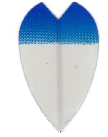 25 Sets #3045 AmeriThon Blue/Clear Tinted Dart Flights