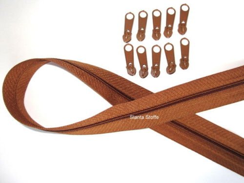 Endlos-Reißverschluss 3 Mm – 10 Meter Spiralreißverschluss In Weiß (100% Polyester)
