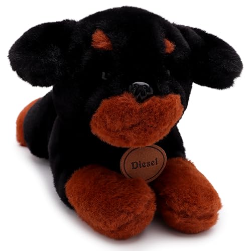 Toyland® Peluche Diesel Le Rottweiler 25 cm (10