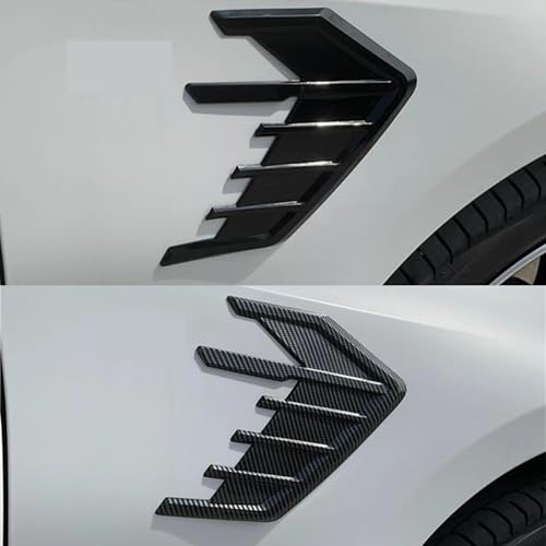 Cubierta ventilación lateral universal coche y calcomanías para entrada de aire de capó, 2 uds. 5