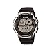 Produktbild Casio Herren Quartz Armbanduhr, 43.00mm GehäusegröÃe mit LCD digital Zifferblatt und schwarz Rubber Strap Armband AE-1000W-1A2VEF