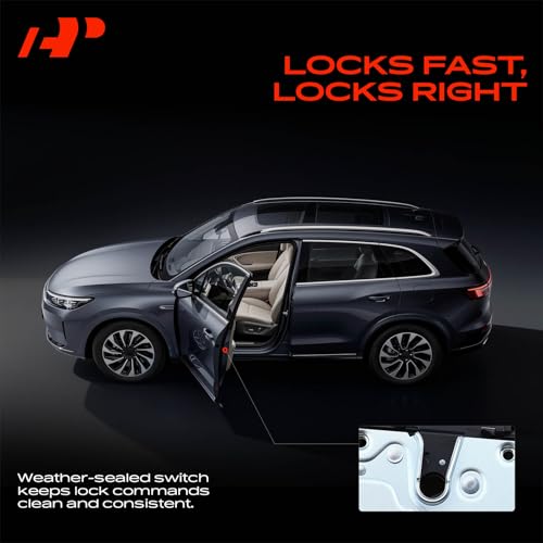 Image of A-Premium Rear Right Passenger Side Door Lock Actuator Compatible with Chevrolet Chevy Impala 2006-2011 Sedan