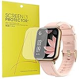 Compatible for AGPTEK Smartwatch Screen Protector, Lamshaw [6 Pack] Full Coverage TPU Clear Film Compatible for AGPTEK 1.69'(43mm) Smartwatch (6 Pack)