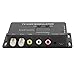 Ccylez Convertidor AV a RF, Mini TV Link Modulator IR Extender, Modulador...