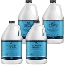 MAXTITE 12% Hydrogen Peroxide Solution - 4 Gallons Food-Grade H2O2 & Water! - Natural Cleaning Solution for Kitchen, Bath, Laundry & Home - HDPE Jug with Child-Safe Cap Made in USA