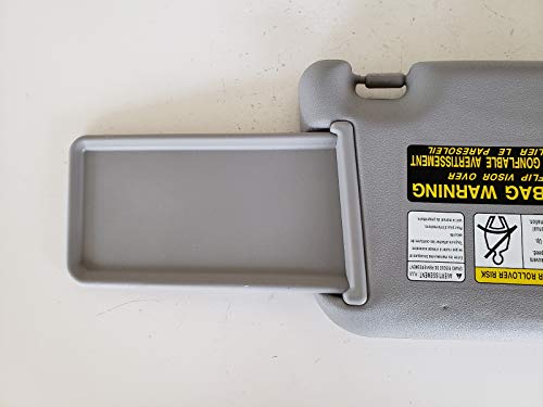 Genuine Toyota 74320-42501-B2 Gray Left Hand Sun Visor - Thumbnail 6