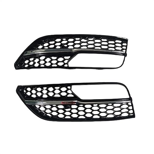 Calandre de phare antibrouillard en nid d'abeille chrome pour Audi A3 Hayon 2014-2016