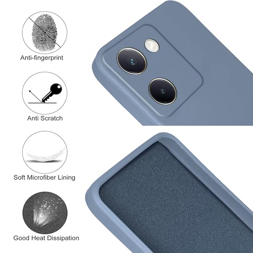 Image of Jkobi Back Cover Case for Vivo Y300 Plus (Matte Finish Silicone with Inside Fiber Cloth)