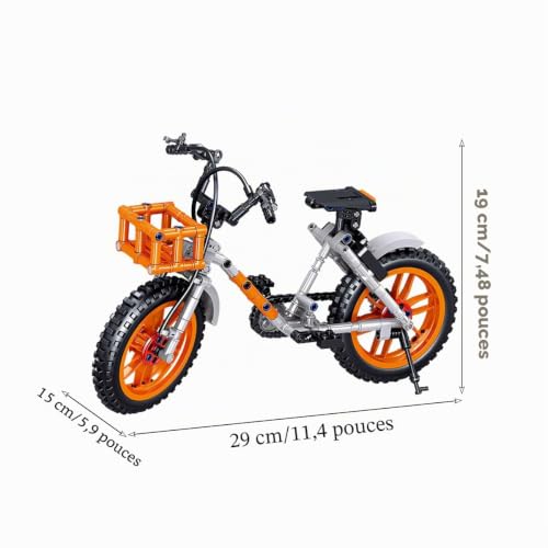 Fuwraixis Blocs de Construction pour vélo 318 pièces Jouet de Construction pour vélo Tout Terrain Jouets éducatifs Décoration pour la Maison et Le Bureau Cadeau d'anniversaire – vue 2