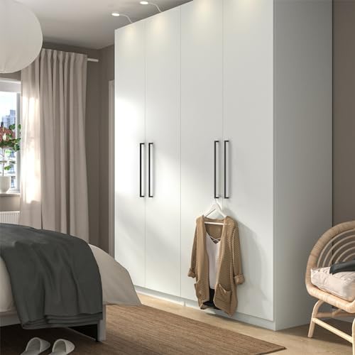 Image of 6 Pack 12-3 /5 Inch(320mm) Kitchen Cabinet Handles Matte Black Cabinet Pulls Kitchen Cabinet Hardware Drawer Pulls for Dresser Cupboard Wardrobe