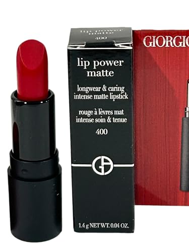 GIORGIO ARMANI Lipstick MINI (red) Lip Power Matte Color # 400 (looks RED) - 1.4 g / 0.04 oz (MINI/SMALL/SAMPLE SIZE/TRAVEL SIZE) - 3065 - Thumbnail 3