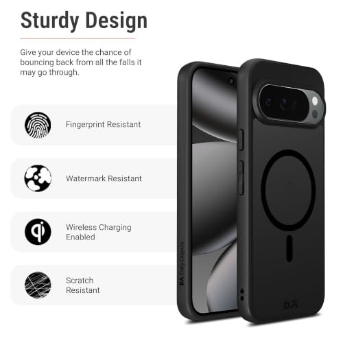 Image of DailyObjects Nimbus 2.0 Magnetic Phone Case Cover Compatible with Google Pixel 10 Pro | Wireless Charging Slim Back Cover | 2 Layer Edge Protection & Shockproof