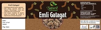 Nature Connect Imli Gatagat Candy 300 gm | Sweet and Sour Tamarind Candy | Tamarind Emly gatagat Candy | Khatta Meetha Chulbuli Imli/Twisted Emly Candy [Jar Pack]