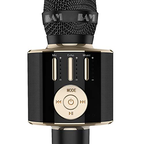 BAM KARAOKE TO GO: Karaoke Mic - Wireless High-Definition Mic, Built-In Speaker 8W, Bluetooth Connection, 4 Voice Effects - Image 3