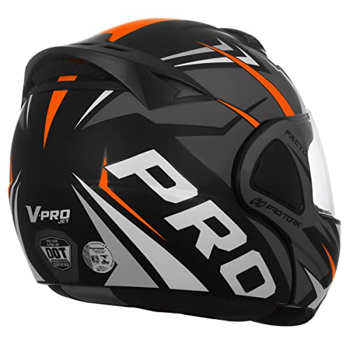 Capacete Articulado Robocop V-Pro Jet Factor Fosco 58 Cinza Tam. 58