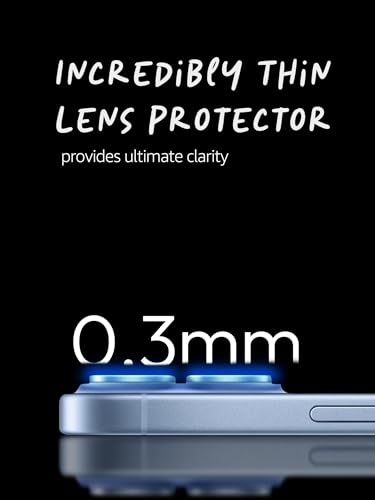 Image of Lensarmor Compatible with iPhone 17 Camera Lens Protector Mist Blue (2-Pack) - 9H Tempered Glass, Military-Grade Anti-Scratch, Case-Friendly, Easy Install Frame