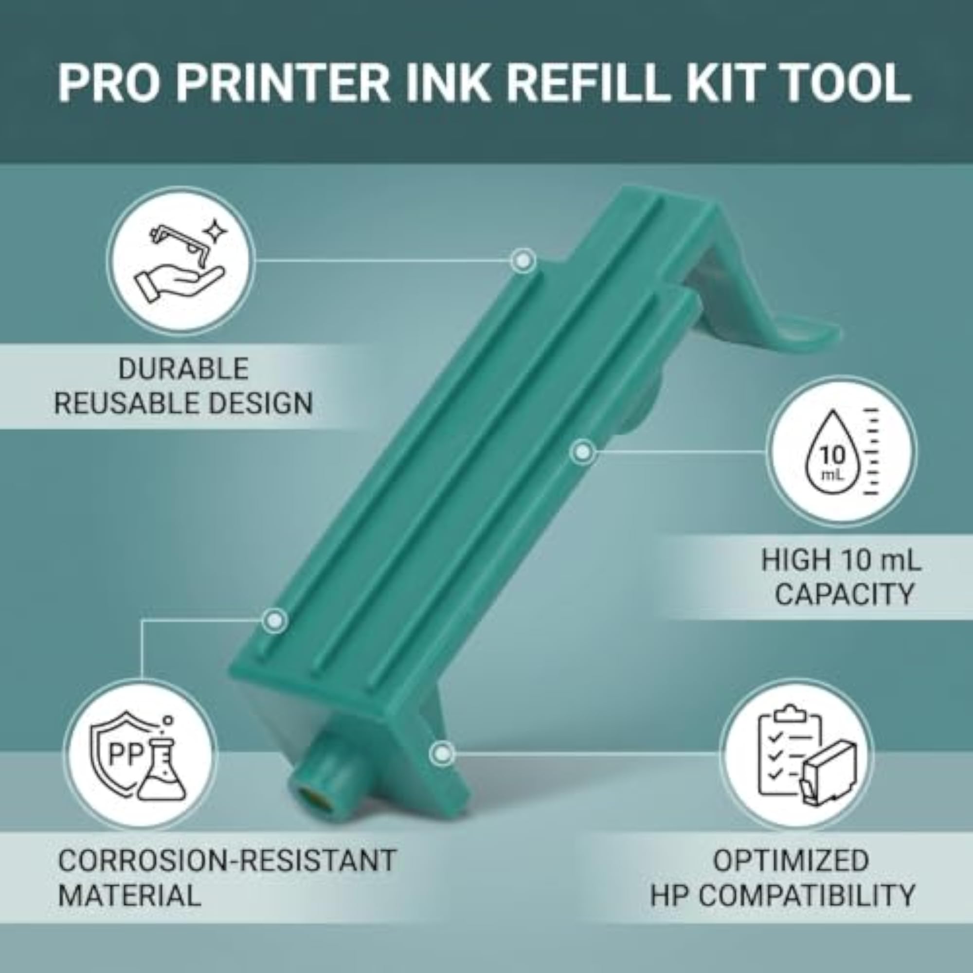 Printer Ink Refill Kit Tools for HP Printers