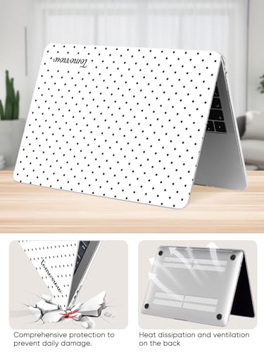 Coque MacBook Pro 13 anti-rayures texturée crème avec protège-clavier - 4