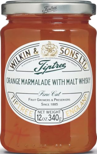Tiptree Orange & Malt Whisky Marmalade, 12 oz Jar (Pack of 1)