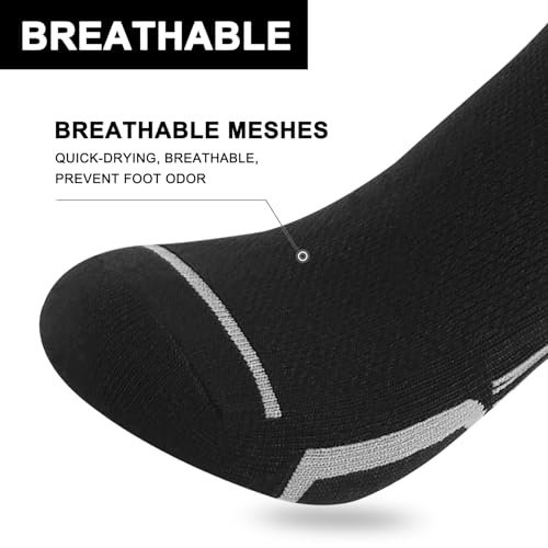 12 Pairs Mens Ankle Socks Lightweight Athletic Casual Low Cut Short Socks for Men With Tab Shoes Size 6-123