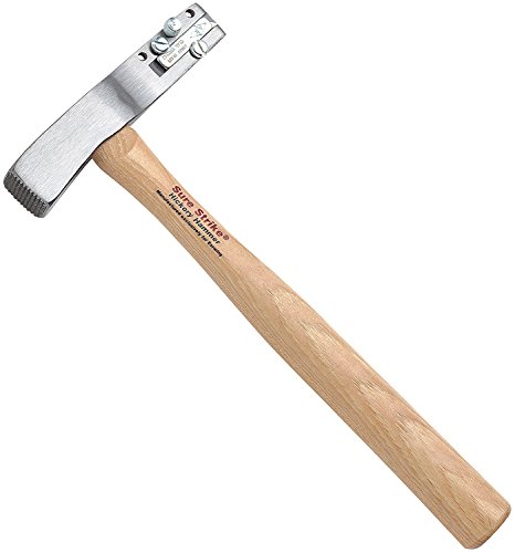 ESTWING Surestrike Shingler's Hatchet - 18 oz Roofing Hammer with Cutting Blade & Hickory Handle - MRW18R
